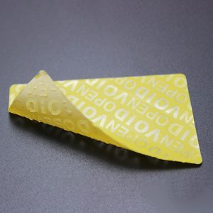 Chất liệu nhãn VOID không chuyển đổi