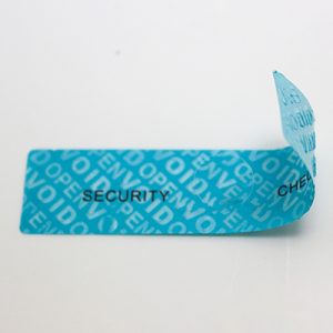 Nhãn bảo mật không cặn - màu xanh lá cây