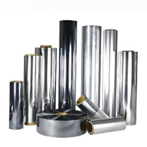 Màng PET mạ kim loại có nội dung VOID (hiện chữ VOID)