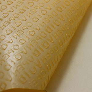 Nhãn màu vàng mờ - không để lại cặn